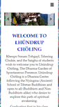 Mobile Screenshot of lhundrupcholing.com